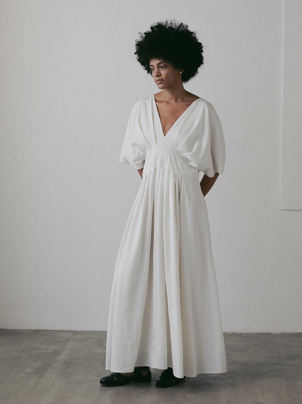 ウエストタックワンピース