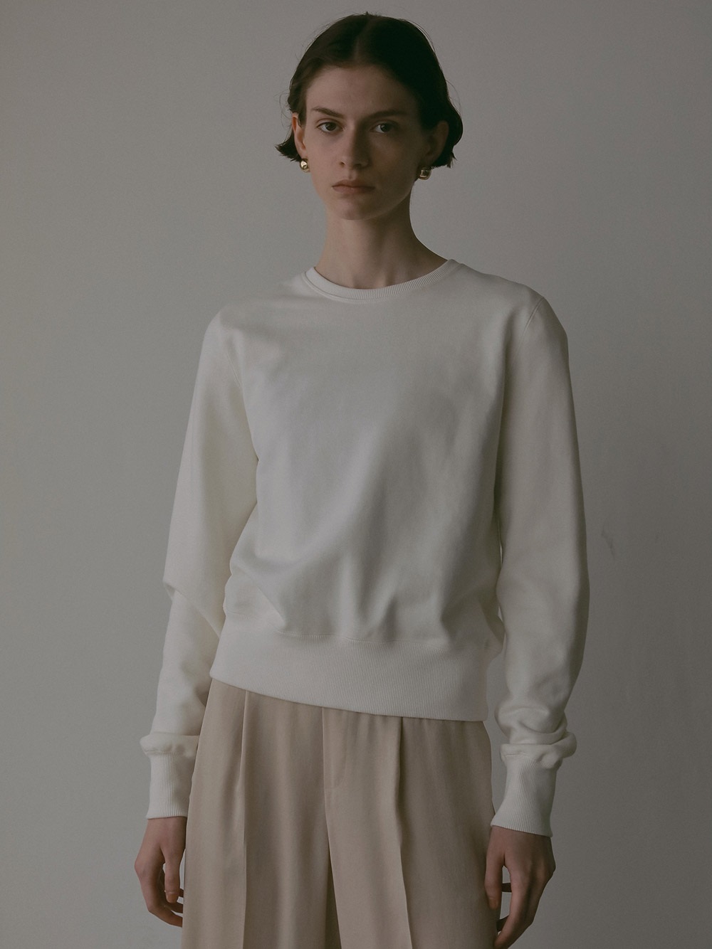 コンパクトスウェットプルオーバー