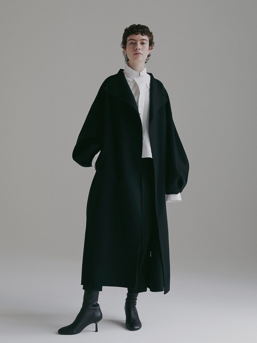 ウールリバードルマンコート(00ブラック-１)