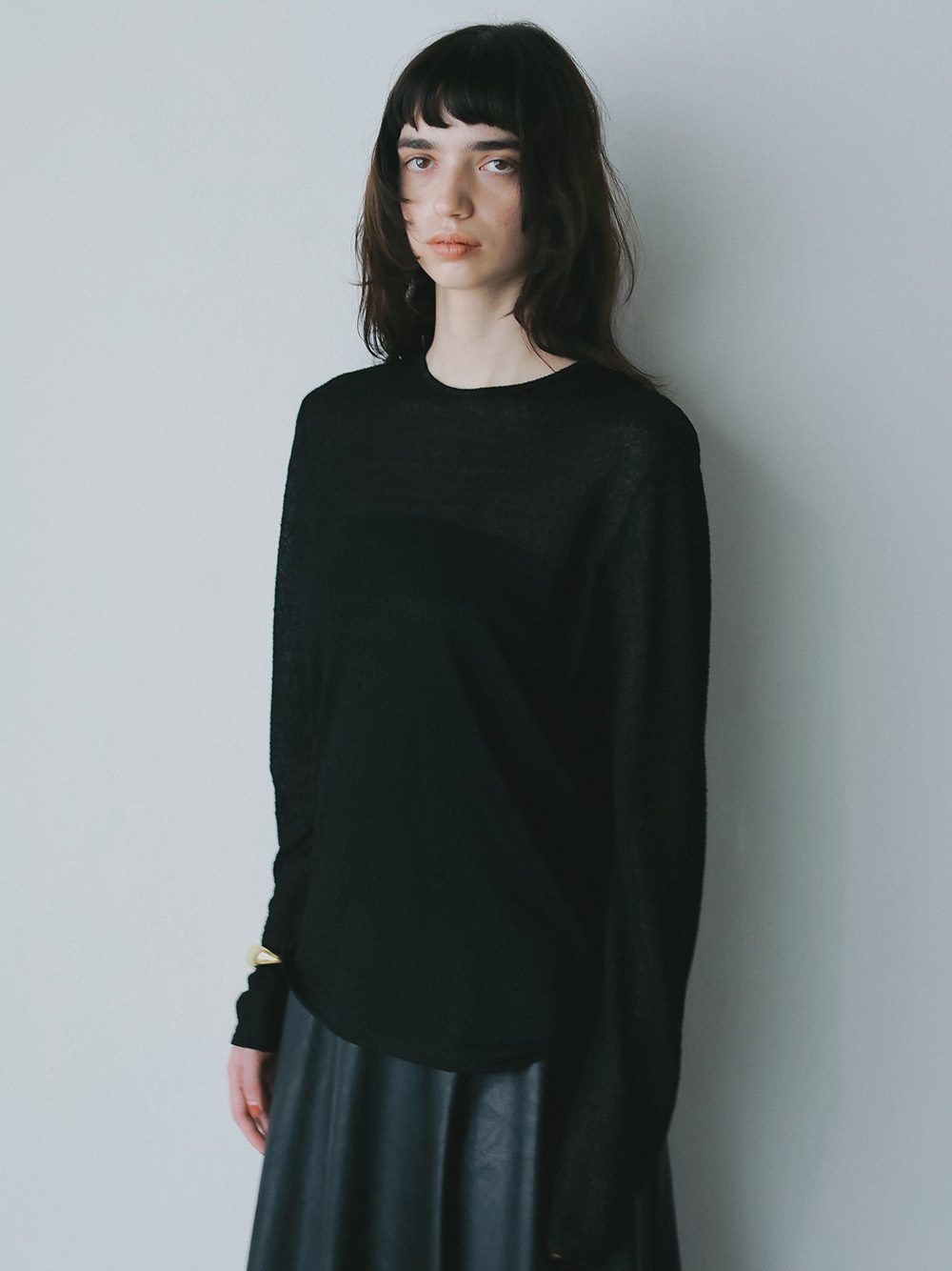 ウールジャガードプルオーバー