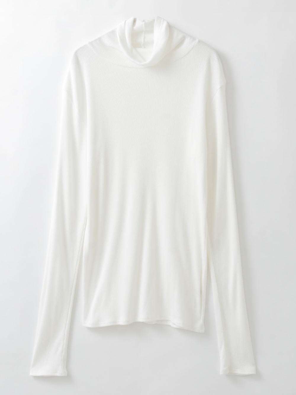 コットンモダールハイネックP/O(01オフホワイト-フリー)