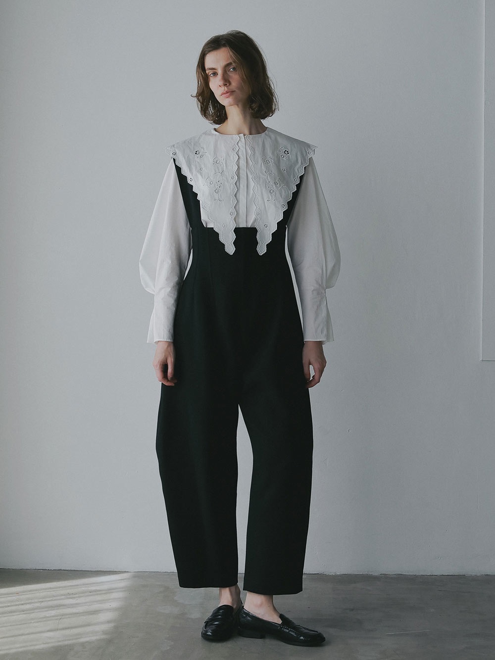 ハイウエストカーブパンツ(00ブラック-１)