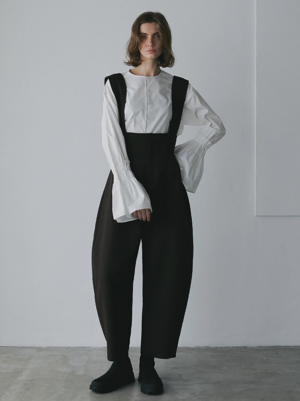 ハイウエストカーブパンツ(81チャ-１)