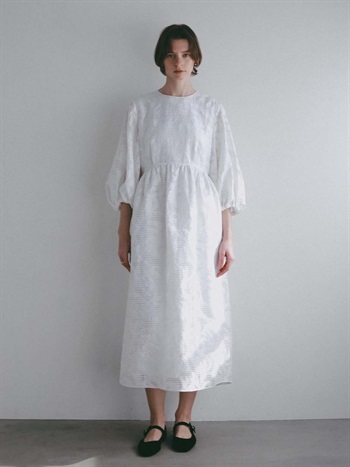 シアージャカードボリュームスリーブワンピース