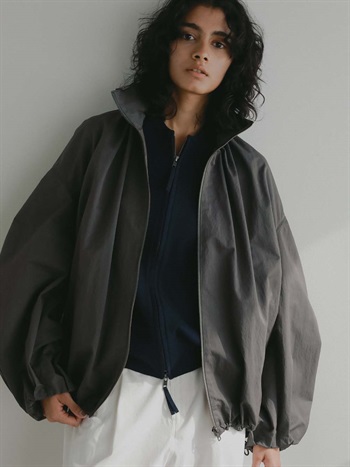 バックフォルムデザインブルゾン(11グレー-フリー)