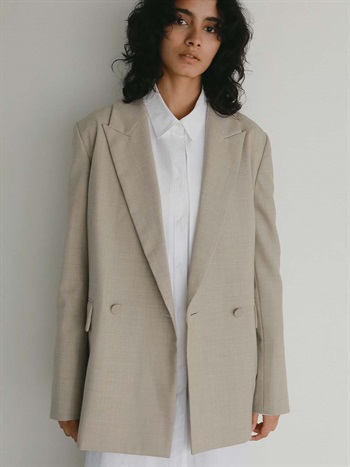 リラクシーダブルジャケット(82ベージュ-フリー)