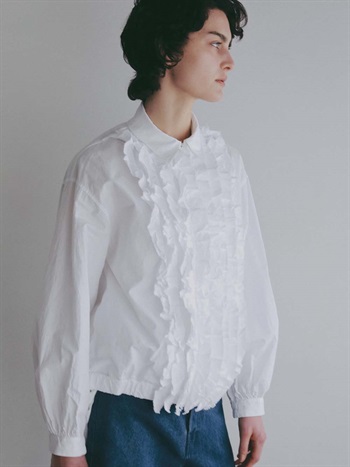 Ｃ／ＬＩフリルブルゾン(01オフホワイト-フリー)