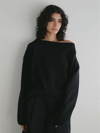 C/Nニットプルオーバー(00ブラック-フリー)