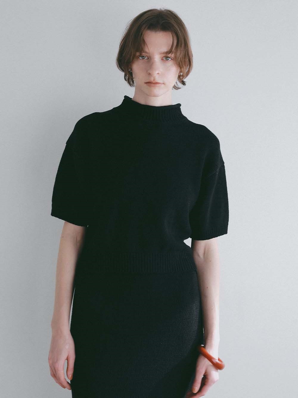 コットンニットプルオーバー(00ブラック-フリー)