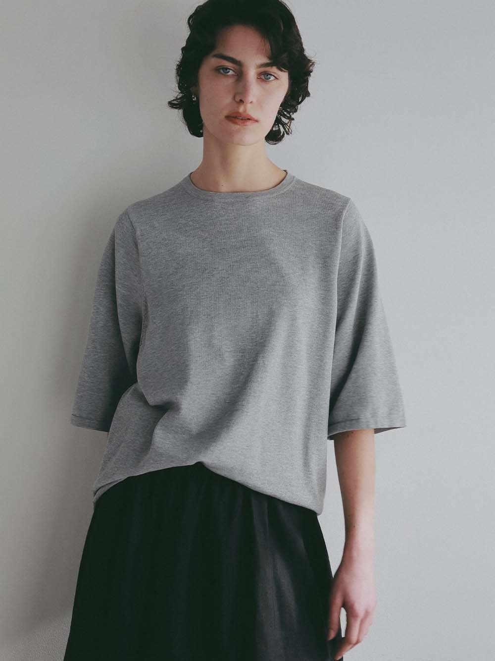 ＜3月26日（木）販売開始＞Ｃ／ＮニットＴシャツ(11グレー-フリー)