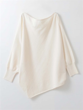 ドレープニットプルオーバー(02ホワイト-フリー)