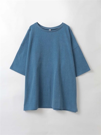 ＜3月26日（木）販売開始＞オーバーコットンＴシャツ(71ブルー-フリー)