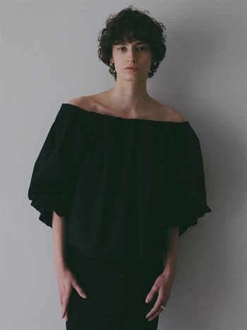 ＜予約＞ボリュームスリーブオフショルブラウス(00ブラック-フリー-[Preorder] 4月中旬頃のお届け)