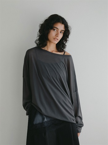 <1月下旬お届け>トリアセレースキャミソール [Preorder](10チャコールグレー-フリー)