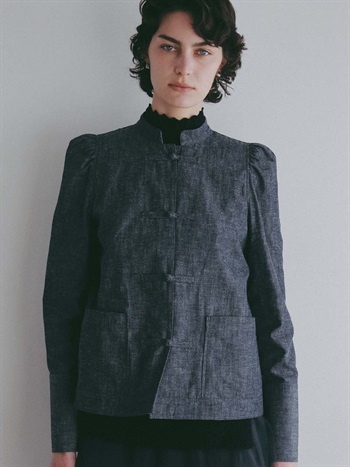 コットンリネンチャイナブラウス