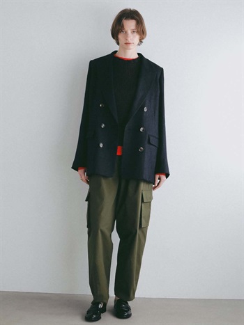 ＜3月26日（木）販売開始＞フォルムカーゴパンツ(63カーキ-２)