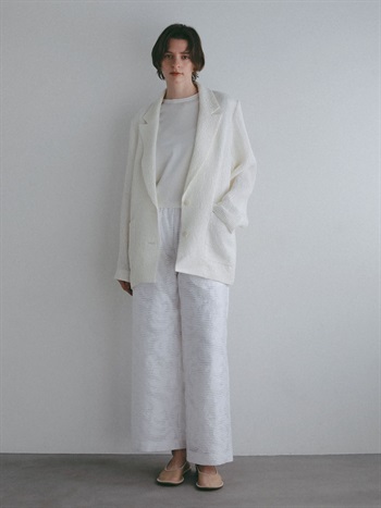 シアージャカードワイドパンツ