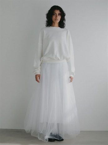 Aラインチュールスカート