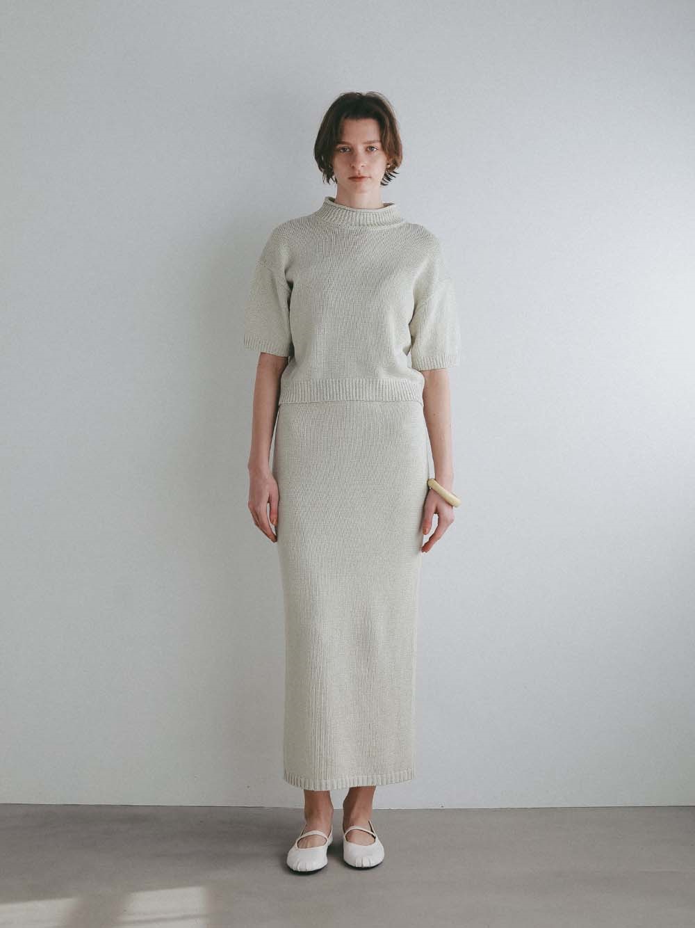 コットンニットスカート