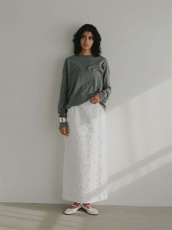 カットジャカードタイトスカート