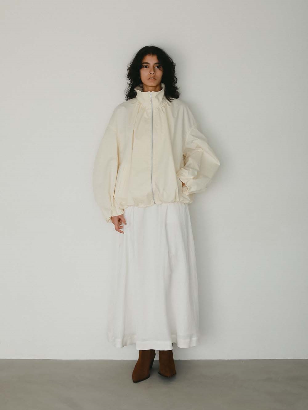 VIS/LIフレアスカート(01オフホワイト-１)