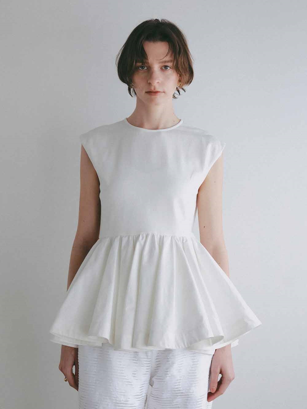 ＜coming soon＞ボリュームペプラムカットソー