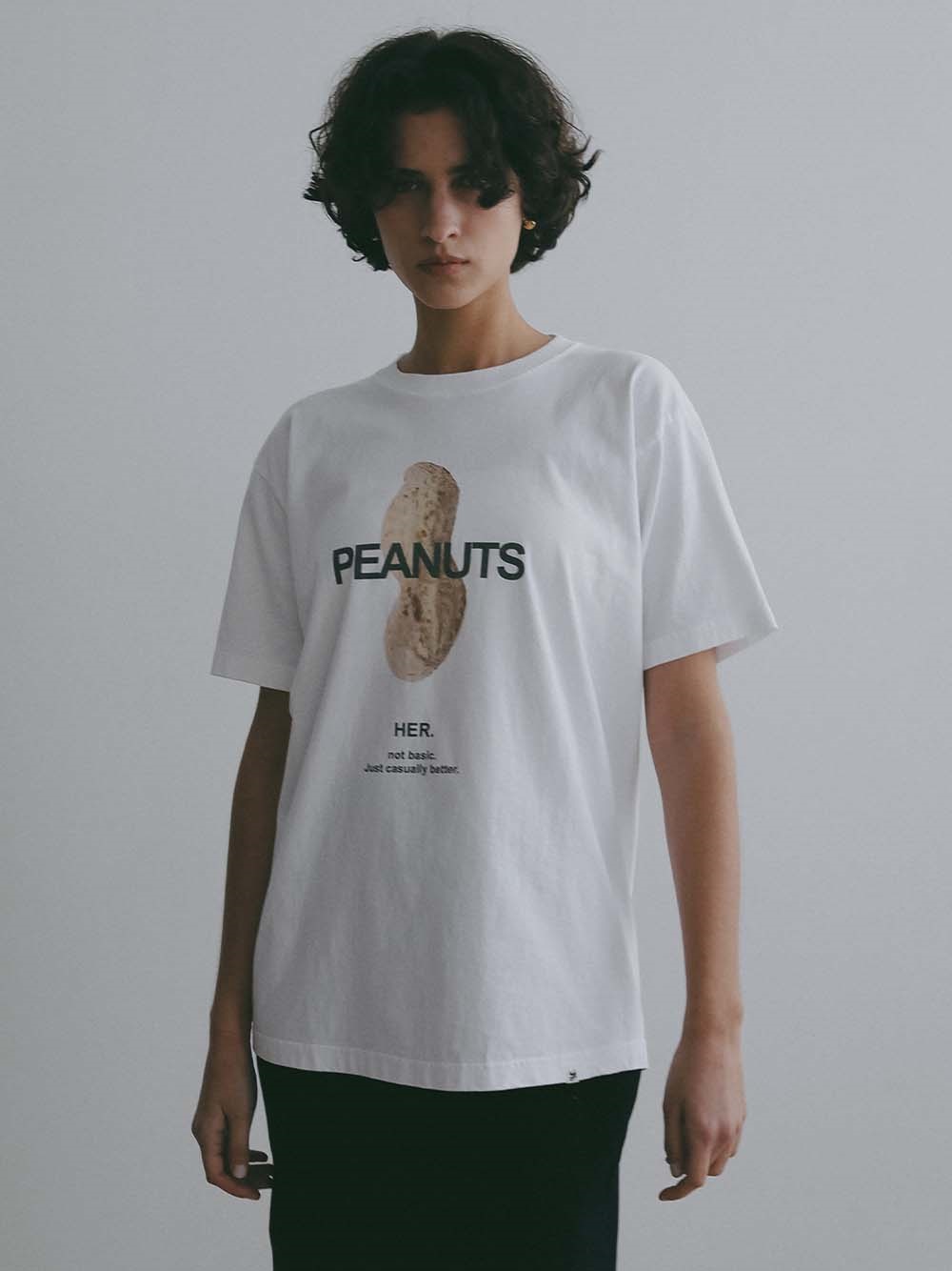 ＜5月28日（木） 再登場 ＞PEANUTS T-shirt(01オフホワイト-フリー)