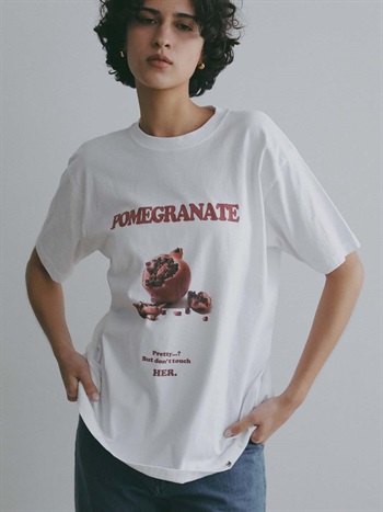 ＜5月28日（木） 再登場 ＞POMEGRANATE T-shirt(01オフホワイト-フリー)