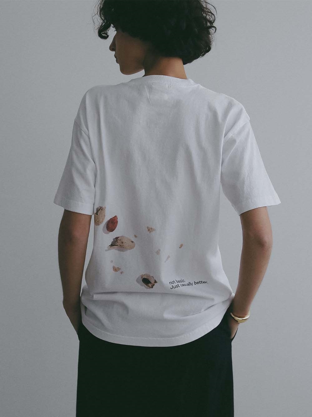 ＜5月28日（木） 再登場 ＞PEANUTS BACK T-shirt(01オフホワイト-フリー)