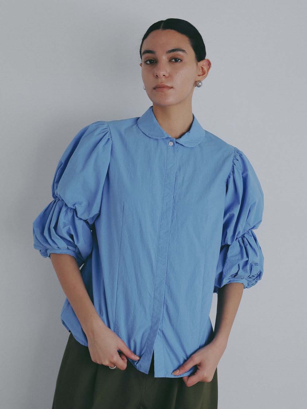 ＜coming soon＞C／Liパフスリーブブラウス(71ブルー-フリー)