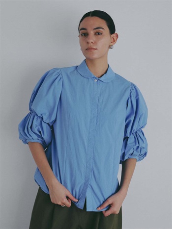 ＜coming soon＞C／Liパフスリーブブラウス(71ブルー-フリー)