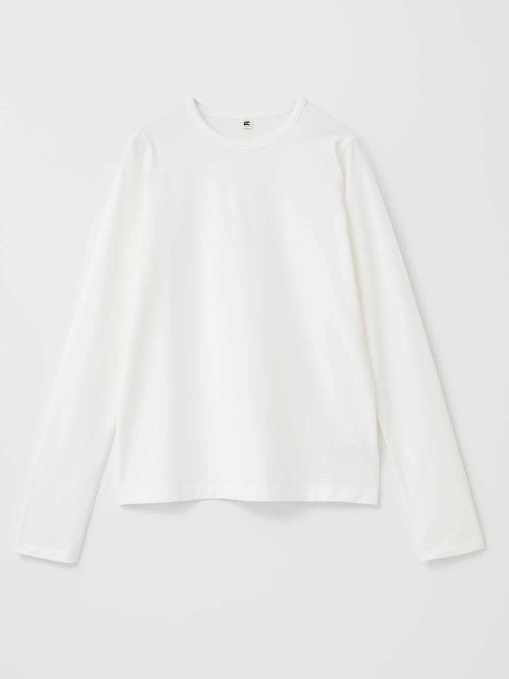 コットンクルーネックカットソー(02ホワイト-フリー)