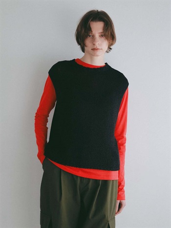 コットンクルーネックカットソー