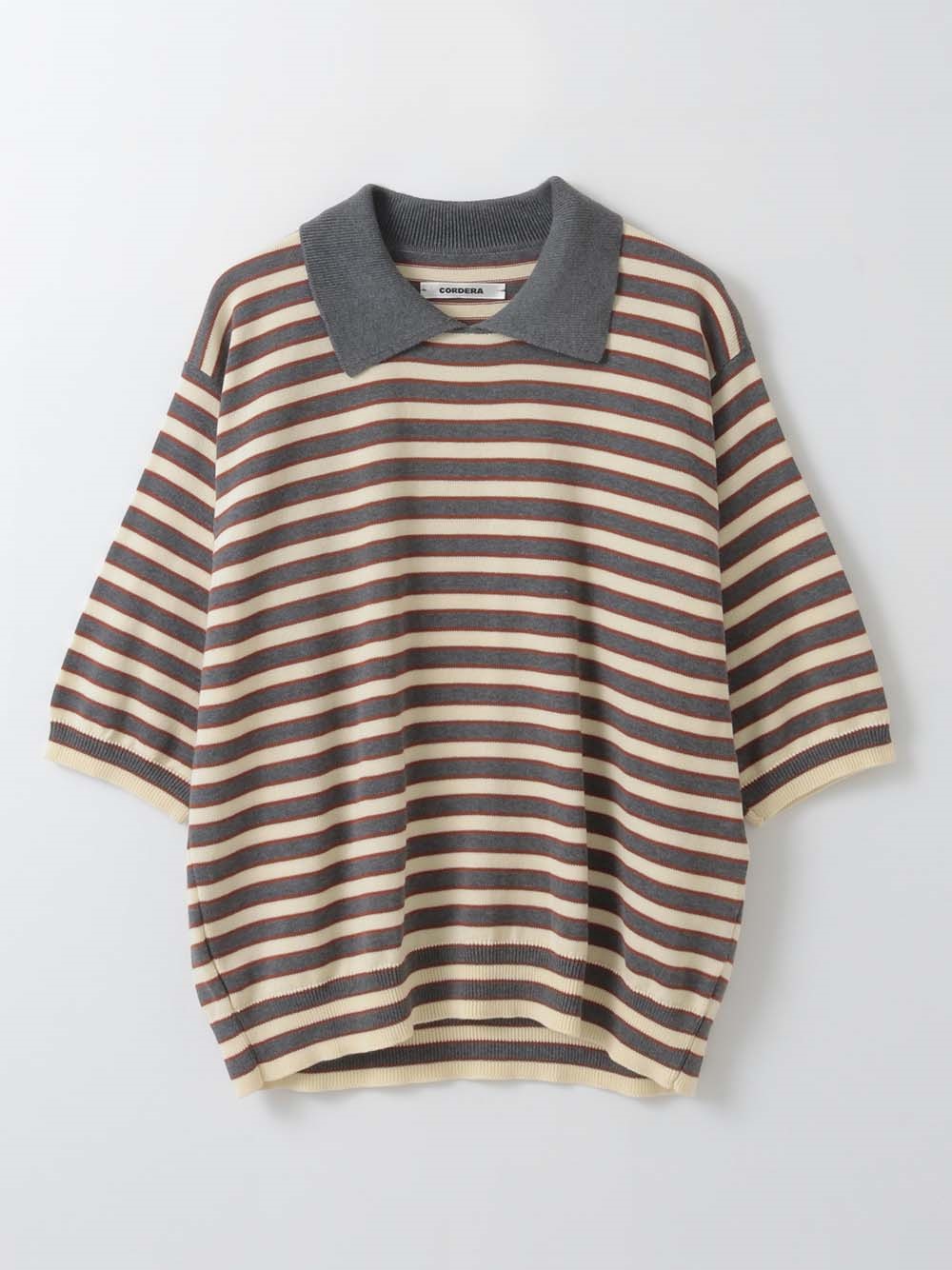 CORDERA ORGANIC COTTON POLO(11グレー-フリー)