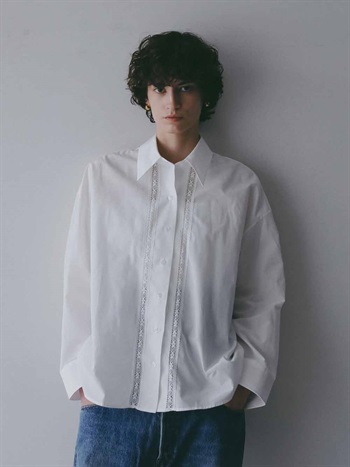 CORDERA LACE SHIRT(02ホワイト-フリー)