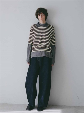 CORDERA CURVED BAGGY パンツ
