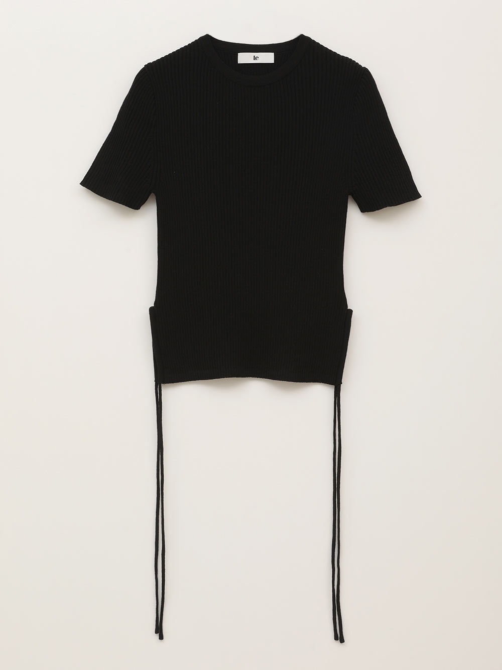 Le RIB SIDE STRING KNIT(00ブラック-フリー)