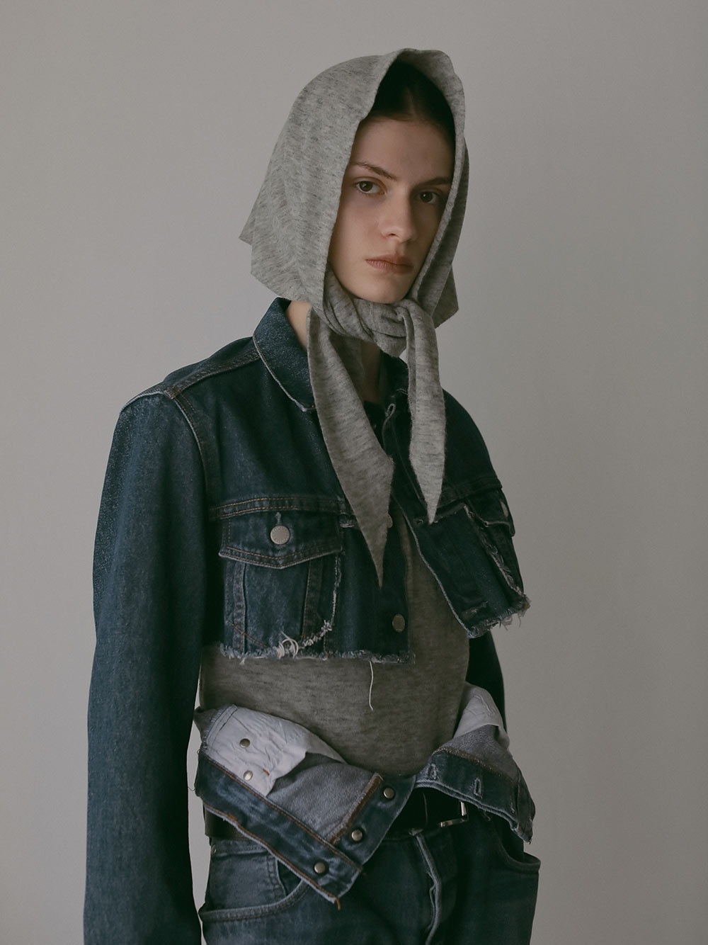 QUIITO MICRO DENIM JK(72サックス-フリー)