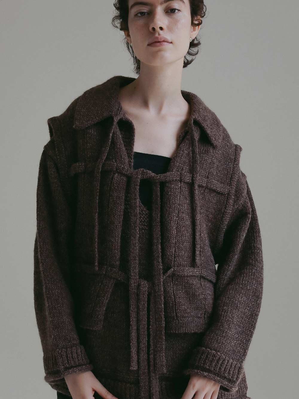 Uca military life JK vest(80コゲチャ-フリー)