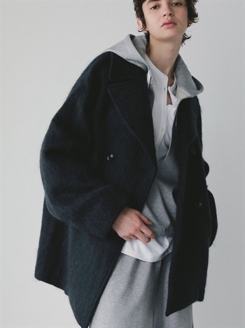 TICCA 別注モヘアＰコート(70ネイビー-フリー)