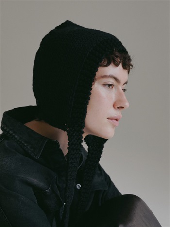 Uca hand-knit bonnet(00ブラック-フリー)