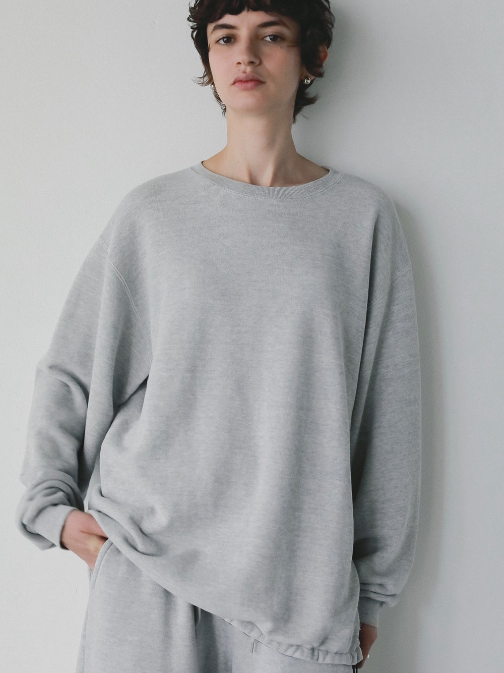 REMI RELIEF 別注 スウェットクルー(12ライトグレー-フリー)