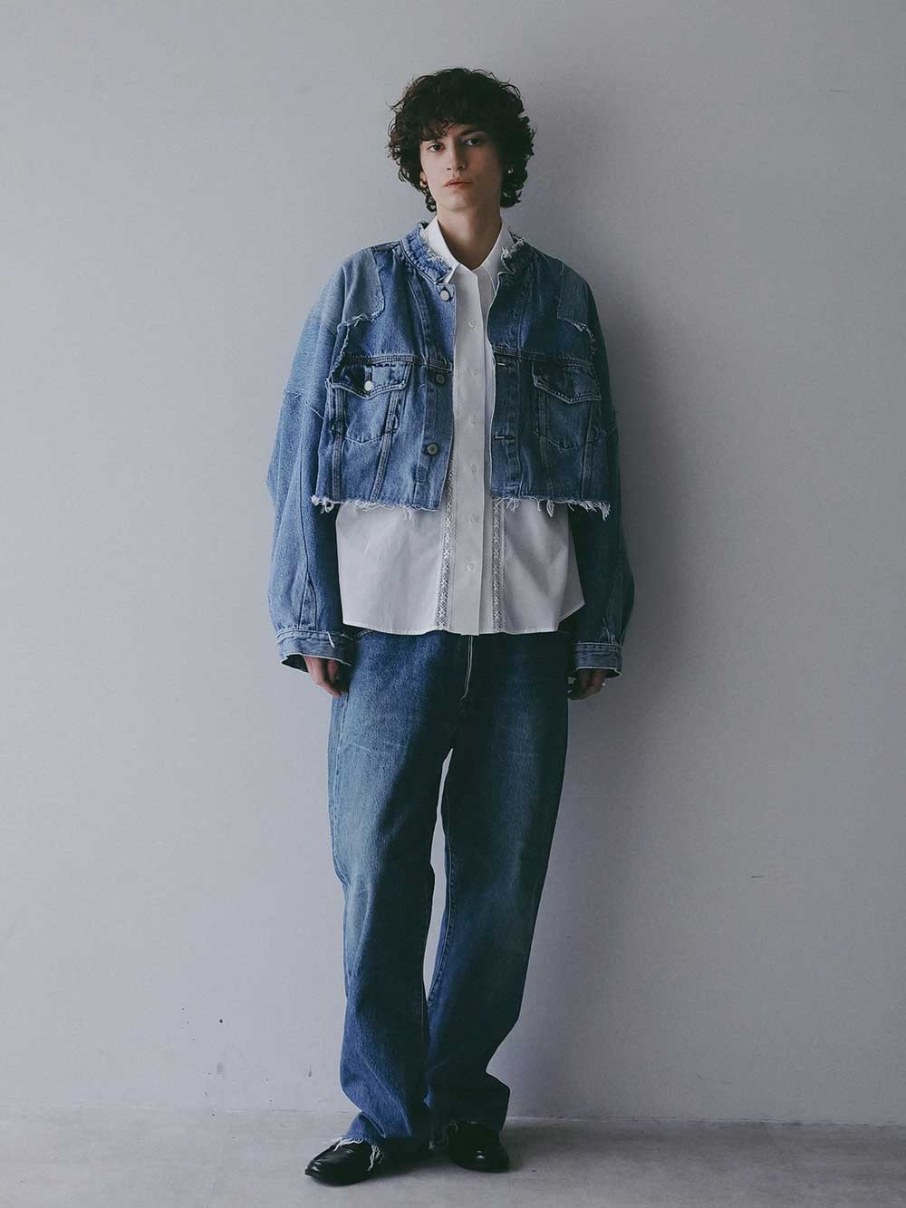 QUIITO DENIM SHORT JK(72サックス-フリー)