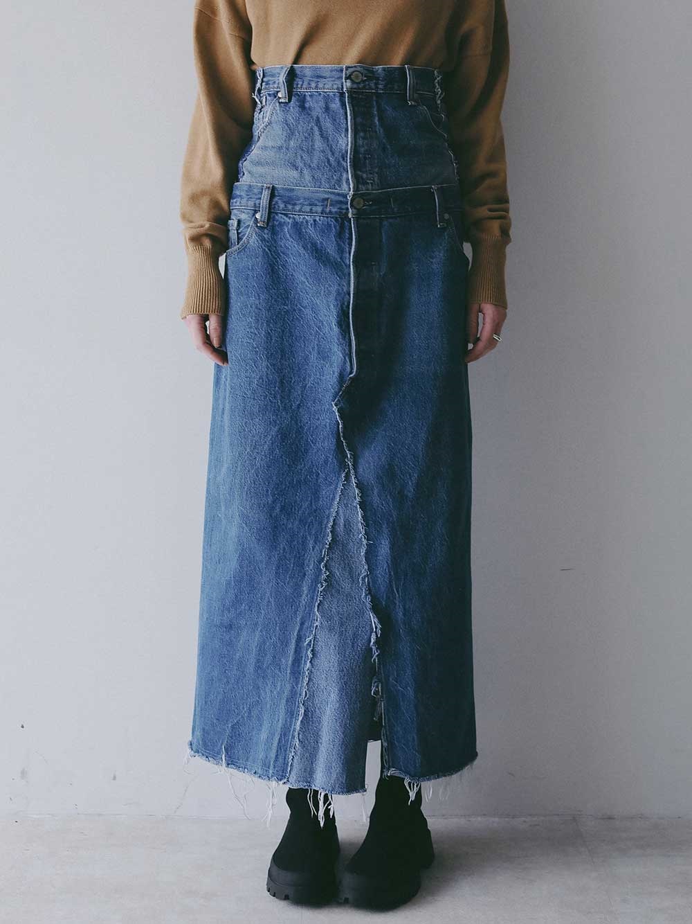 QUIITO W WAIST SK(72サックス-１)