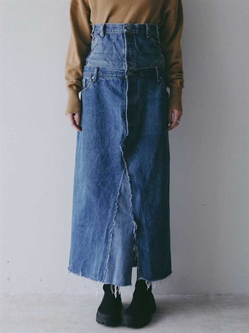 QUIITO W WAIST SK(72サックス-２)