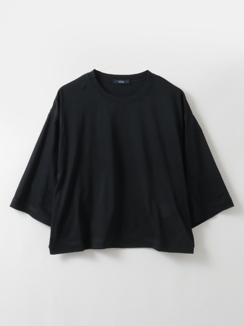 YLEVE cottonsheer /SHORT－T(00ブラック-１)