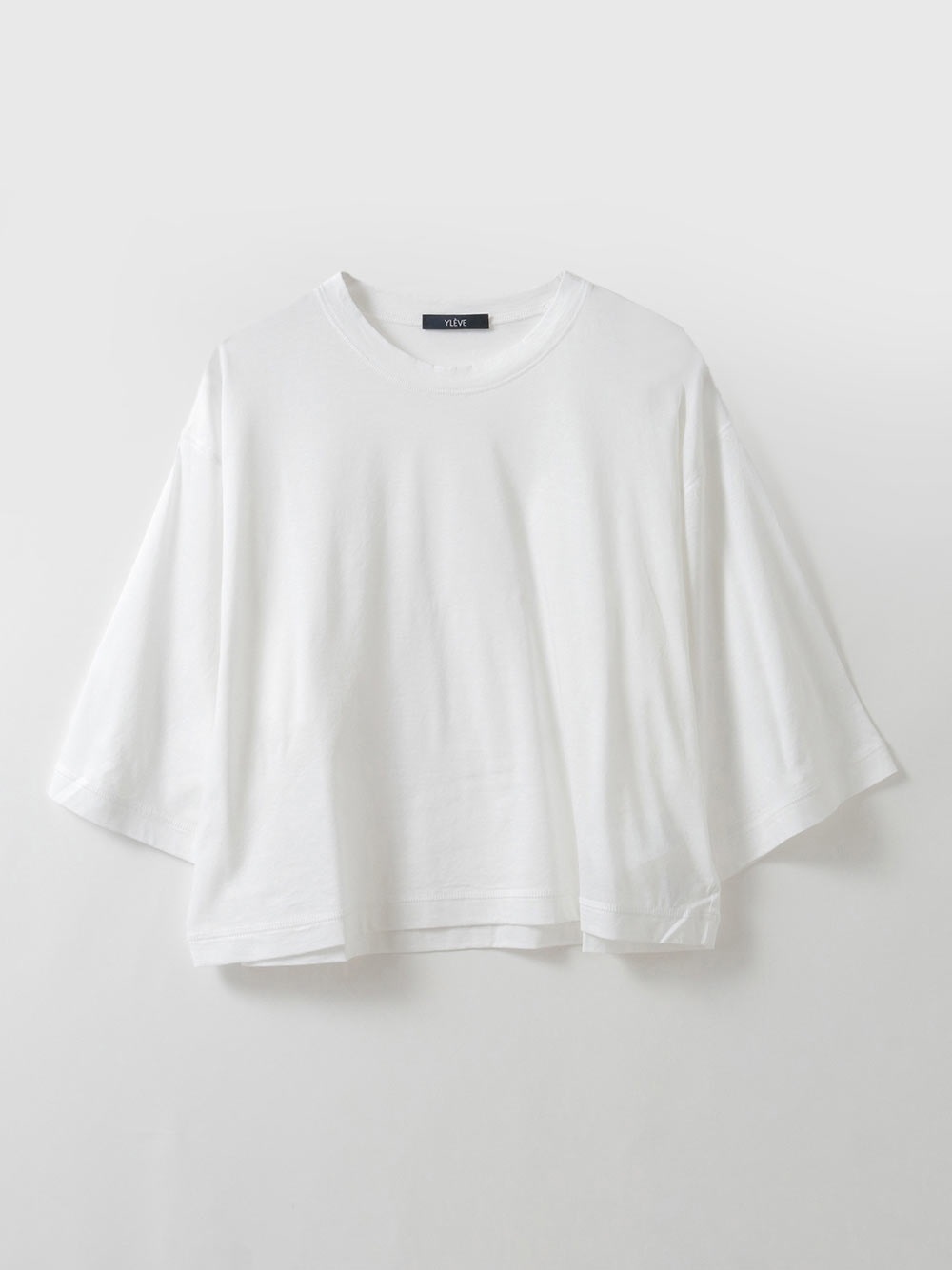 YLEVE cottonsheer /SHORT－T(02ホワイト-１)