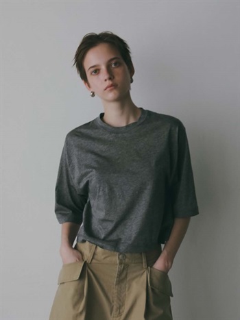 YLEVE cottonsheer /SHORT－T(11グレー-１)