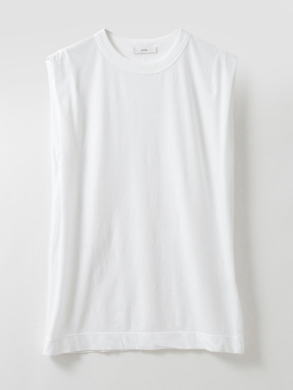 ATON FRESCA TANK TOP(02ホワイト-２)