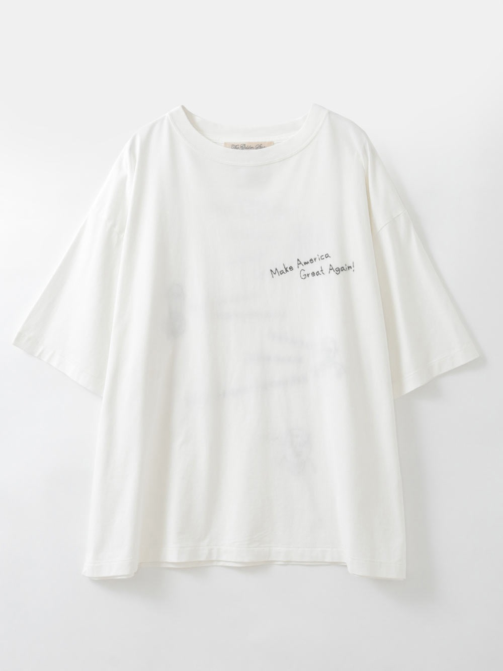 REMI RELIEF 天竺刺繍Tシャツ(02ホワイト-Ｍ)
